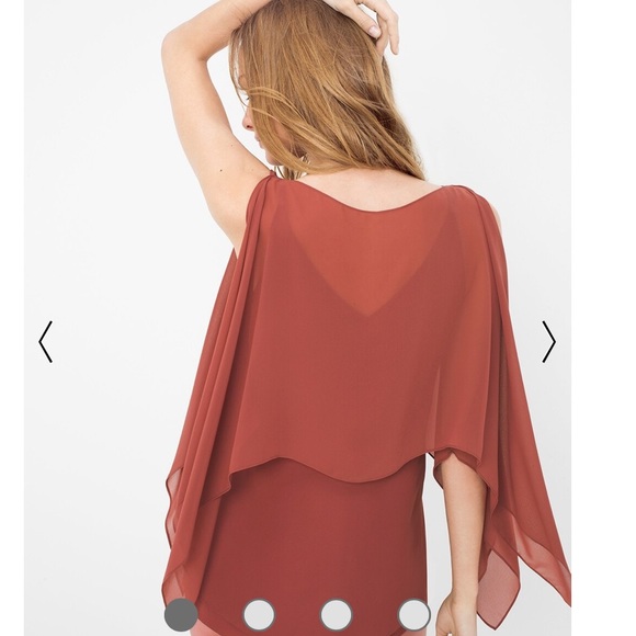 White House Black Market Bohemian top - Picture 2 of 3